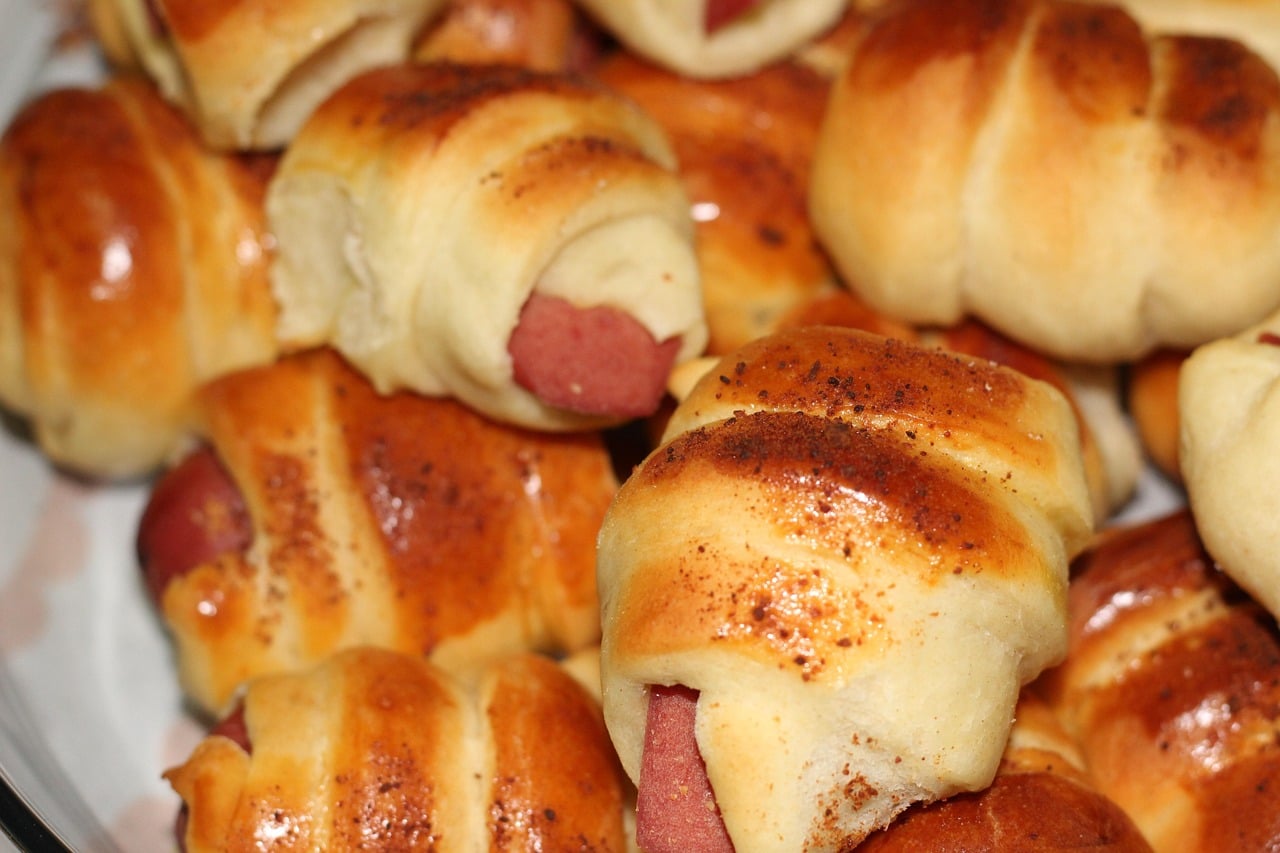 Enroladinho de salsicha