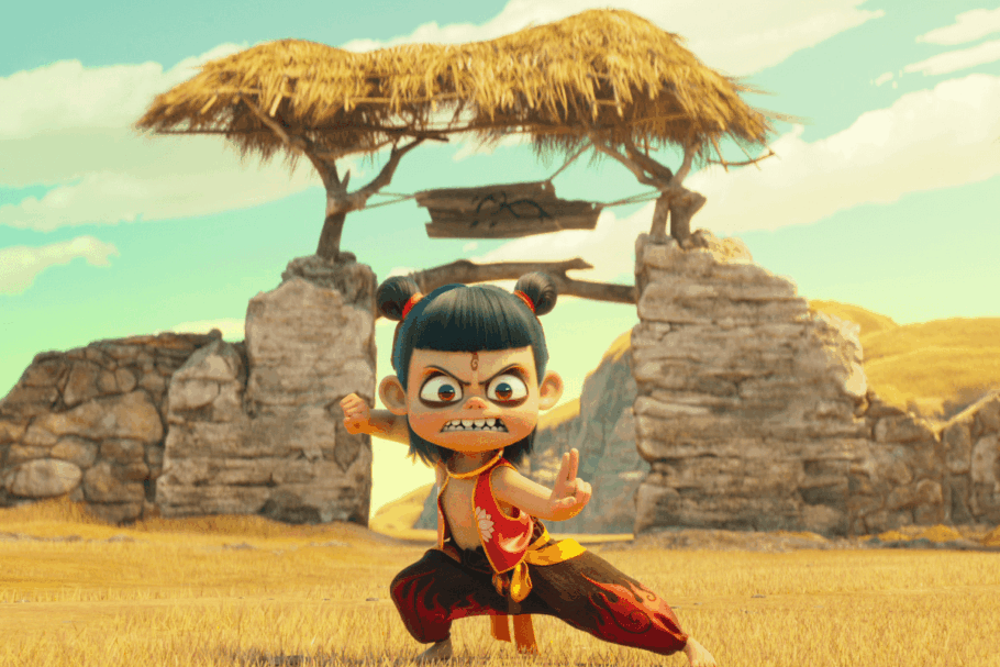 Em “Ne Zha 2: o renascer da alma”, Ne Zha e Ao Bing ganham uma nova chance de vida e precisam enfrentar dilemas pessoais (Imagem: Reprodução digital | A2 Filmes)