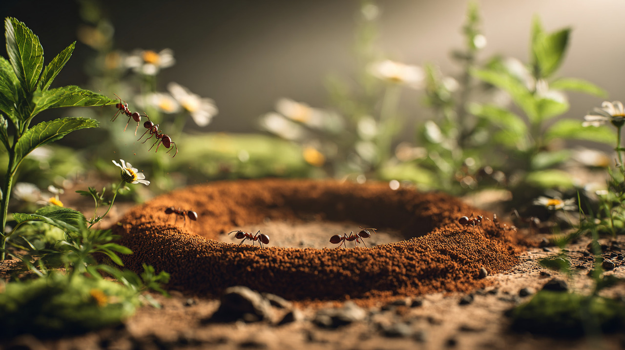 Formigas são atraídas para áreas externas por vários fatores, como restos de alimentos