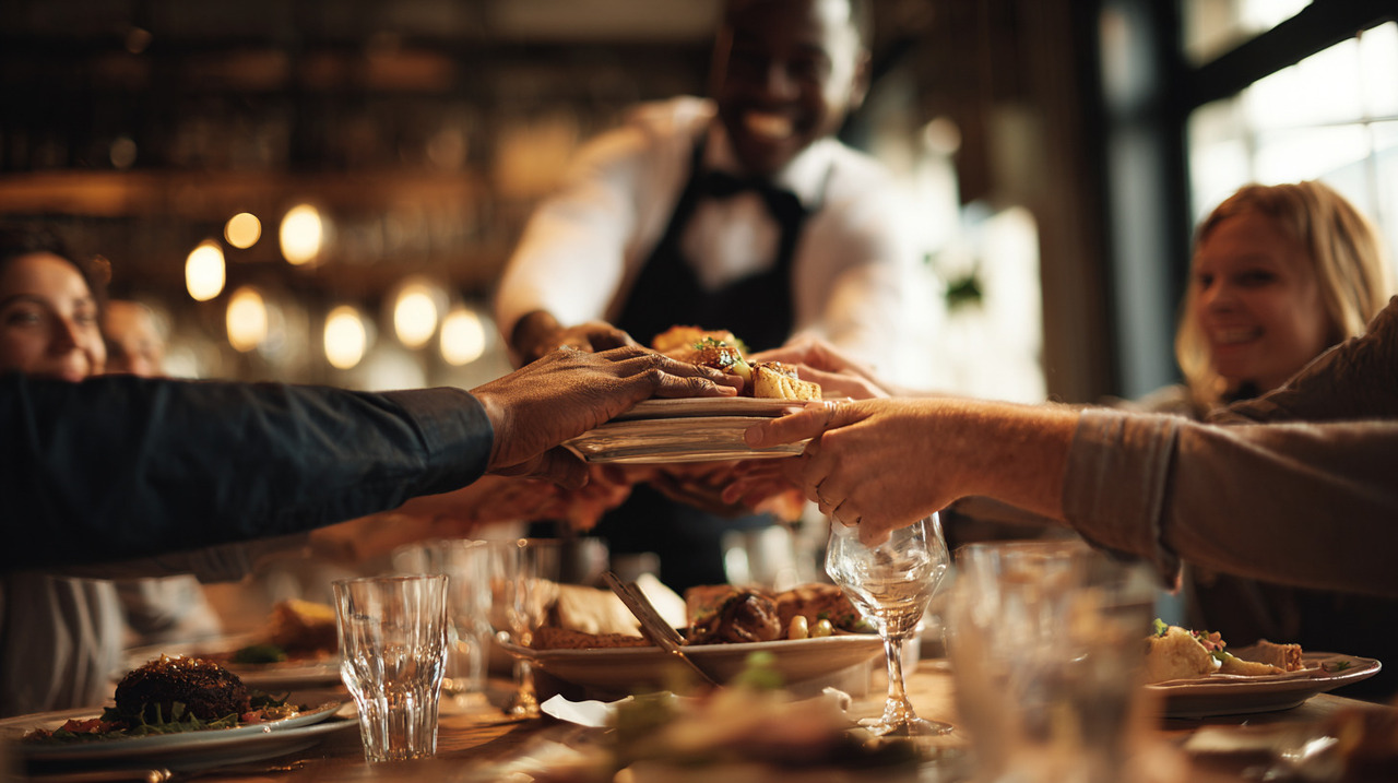 A disposição em auxiliar profissionais de restaurantes revela um exercício de empatia na prática