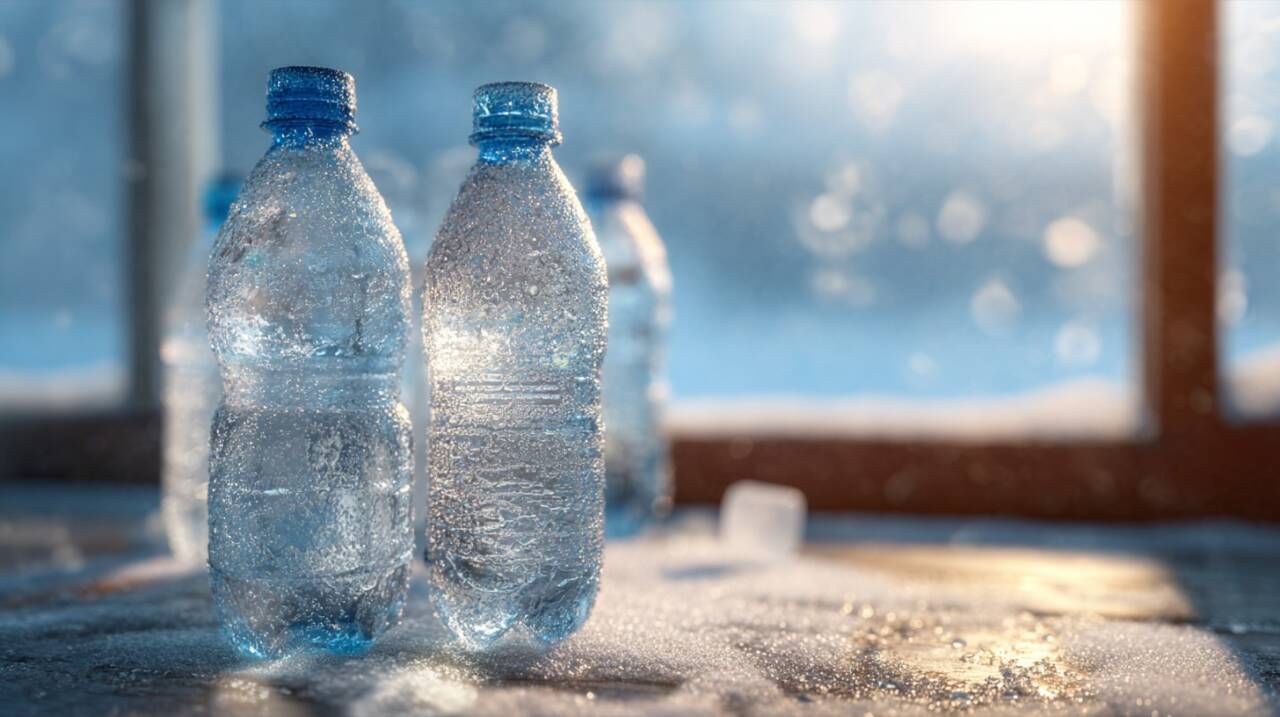 O uso de garrafas de água congelada para resfriar a casa revela-se muito útil em diferentes contextos