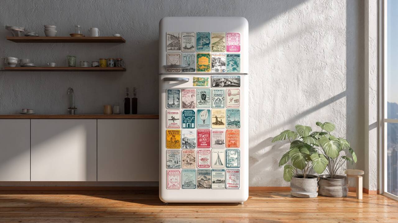 Muitas pessoas costumam personalizar a porta do refrigerador com objetos decorativos