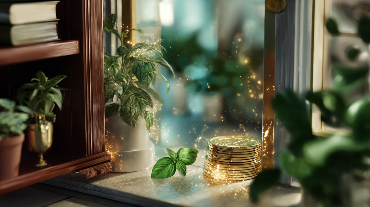 O ritual da moeda com a folha de manjericão é simples, mas envolve detalhes importantes que, segundo a tradição popular, ampliam as chances de sucesso