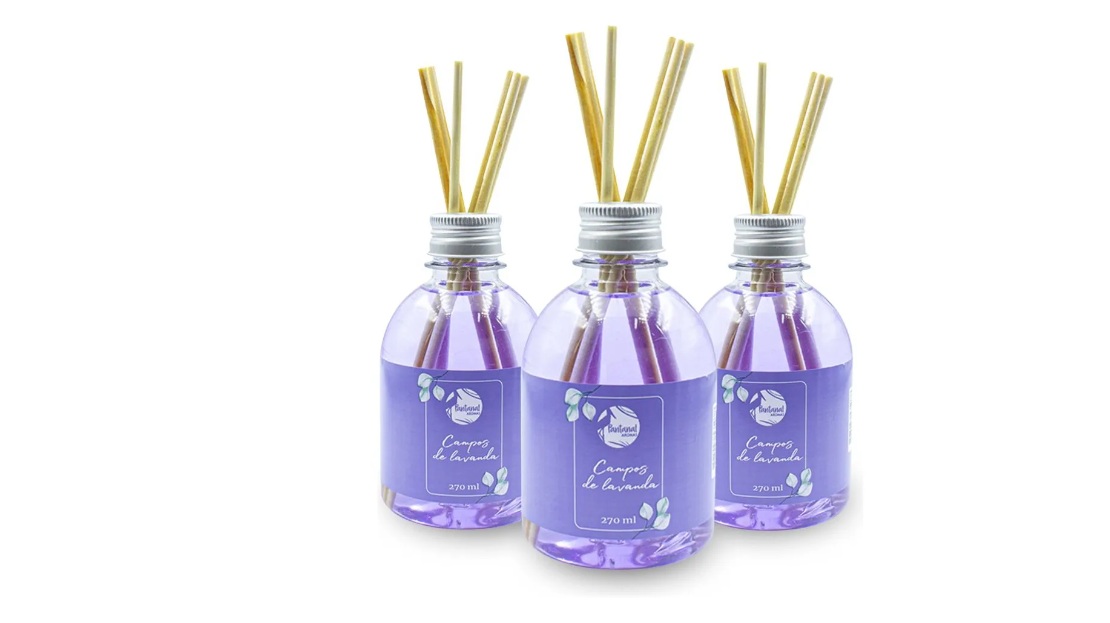 Este kit de lavanda com 3 unidades d custa R$67,56 no Mercado Livre