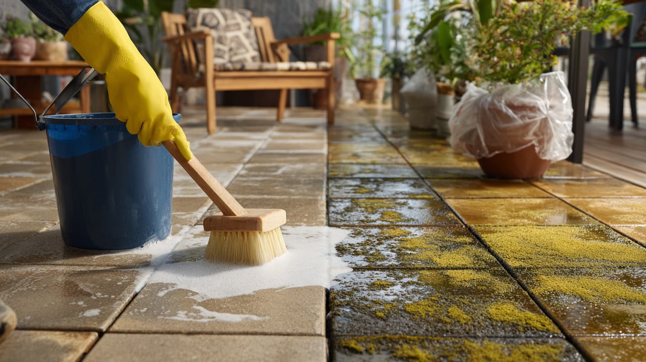 O segredo para limpar placar de terraço sem gastar muito