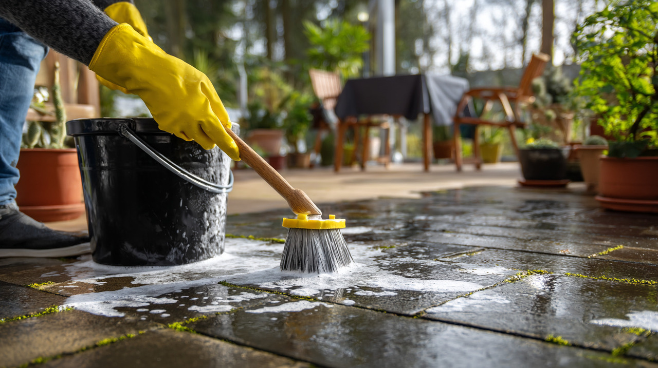 O segredo para limpar placar de terraço sem gastar muito