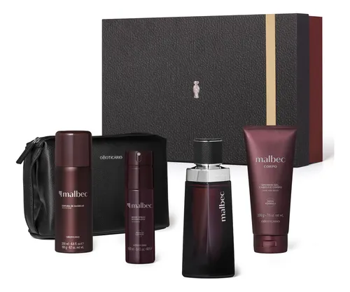 Kit O Boticário Malbec por R$378,90 (16% OFF)
