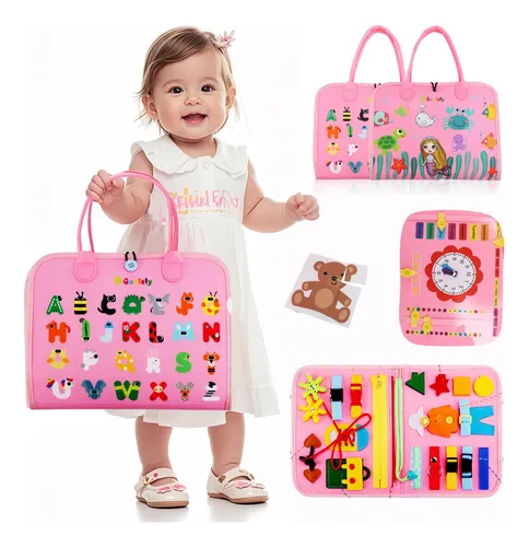 Maleta kit Montessori por R$ 56,02 (46% OFF)