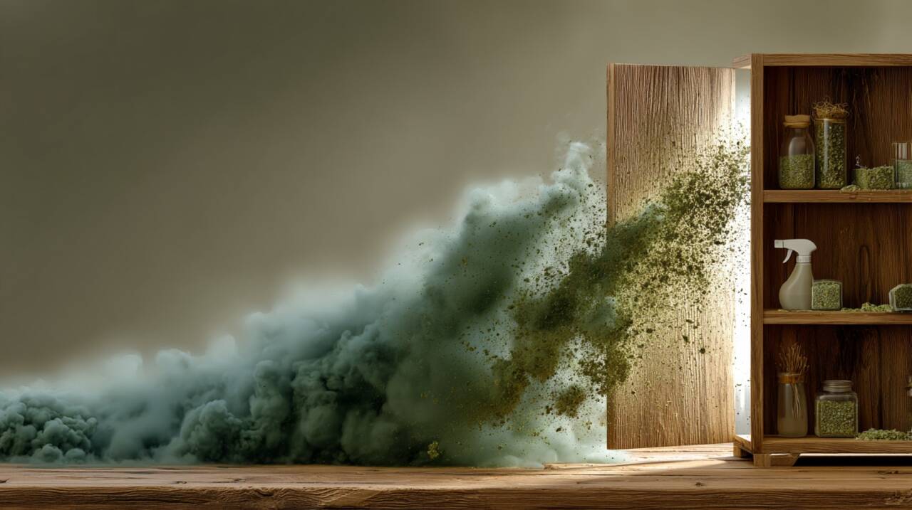 Os armários costumam ser afetados pela combinação de pouca luz, circulação de ar insuficiente e níveis elevados de umidade