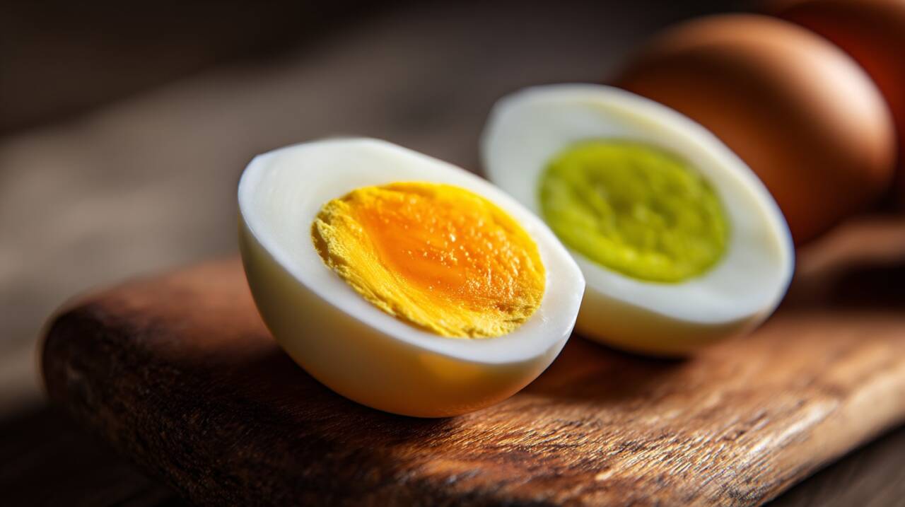 O anel esverdeado nos ovos cozidos é uma reação química desencadeada por altas temperaturas e tempos de cozimento prolongados