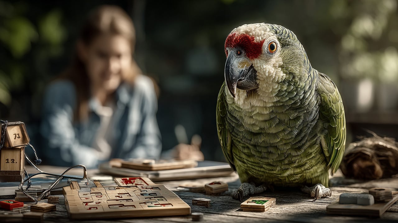 O dia a dia dos papagaios revela comportamentos que vão além do instinto