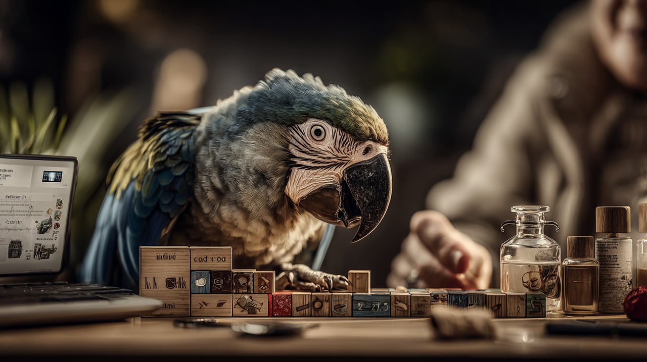 O dia a dia dos papagaios revela comportamentos que vão além do instinto