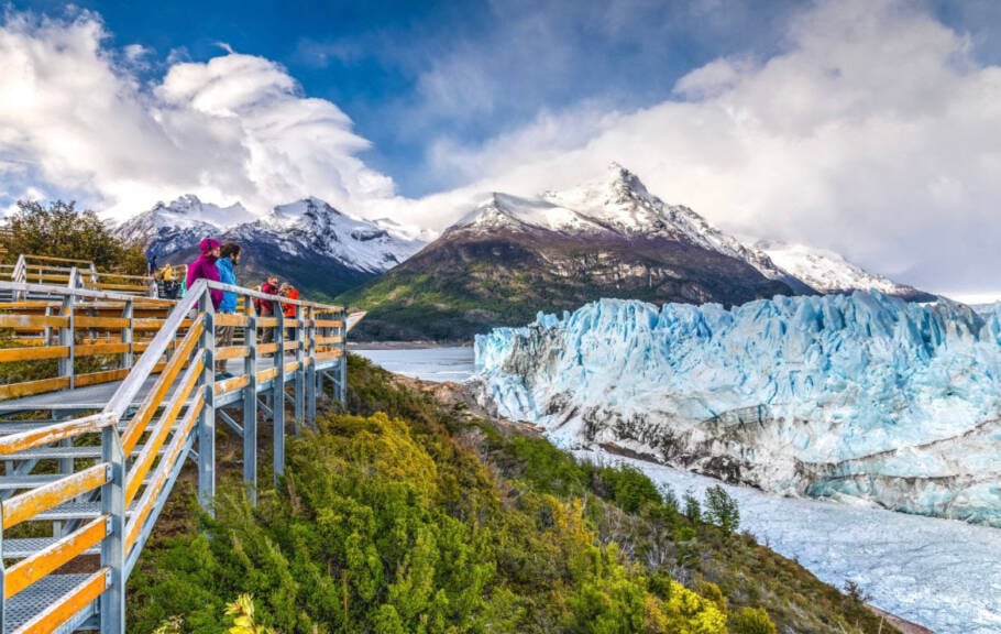 O Glaciar Perito Moreno, uma das atrações do Parque Nacional Los Glaciares