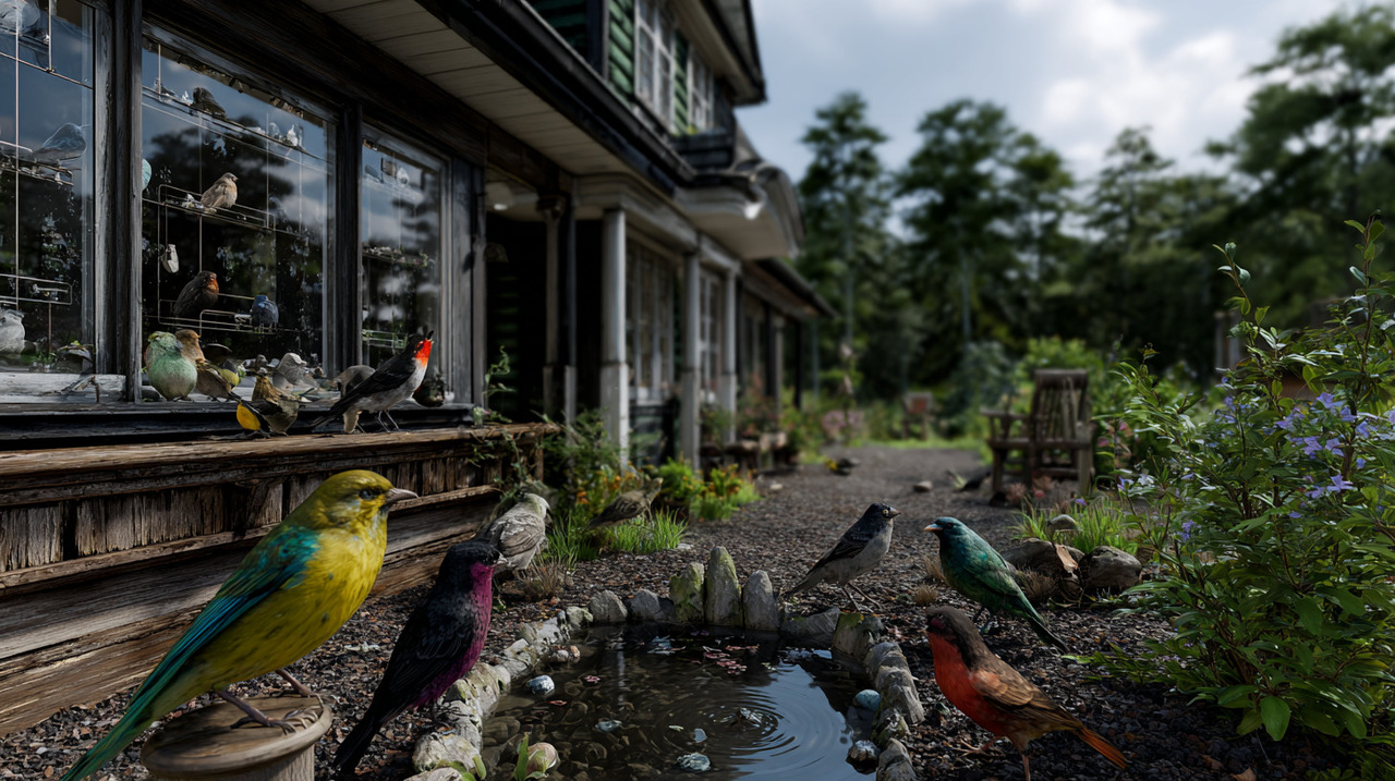 Assim como outros animais, os pássaros buscam locais onde possam encontrar comida, água e segurança
