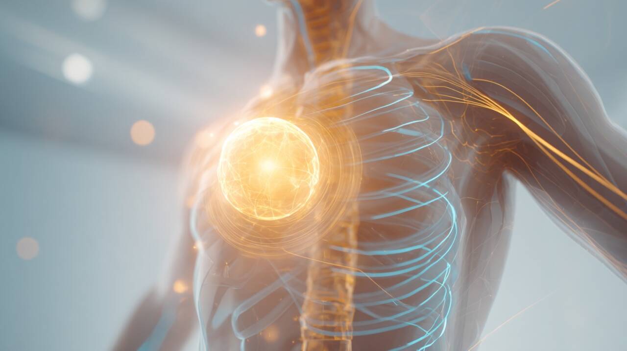 A principal característica da prática é imaginar um globo posicionado no interior do tórax