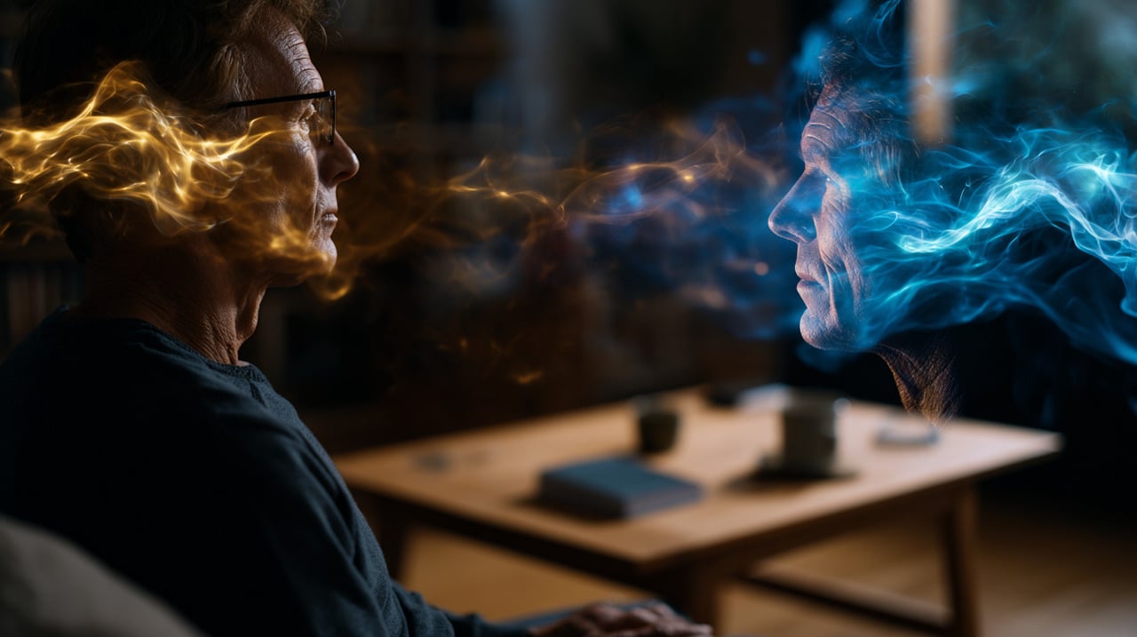 A prática de dialogar consigo mesmo apresenta origens variadas e pode ser interpretada como uma ferramenta de automonitoramento