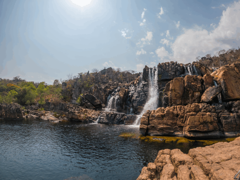 Parque Nacional da Chapada dos Veadeiros tem inúmeras cachoeiras