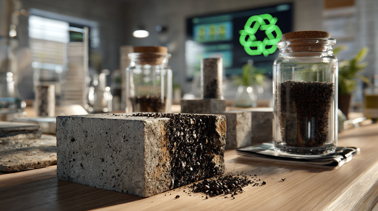 Os cientistas explicam que a borra não pode ser usada diretamente, pois libera compostos que enfraquecem o concreto