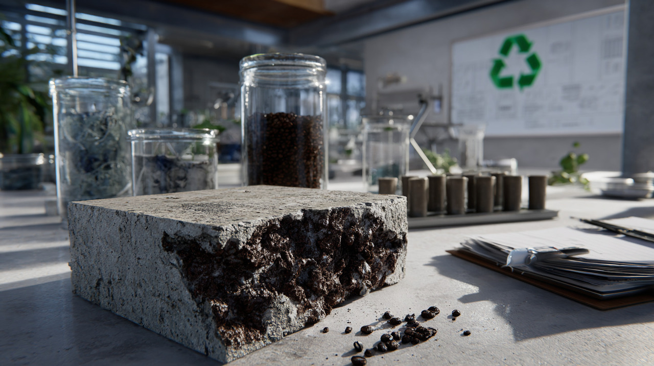 Os cientistas explicam que a borra não pode ser usada diretamente, pois libera compostos que enfraquecem o concreto