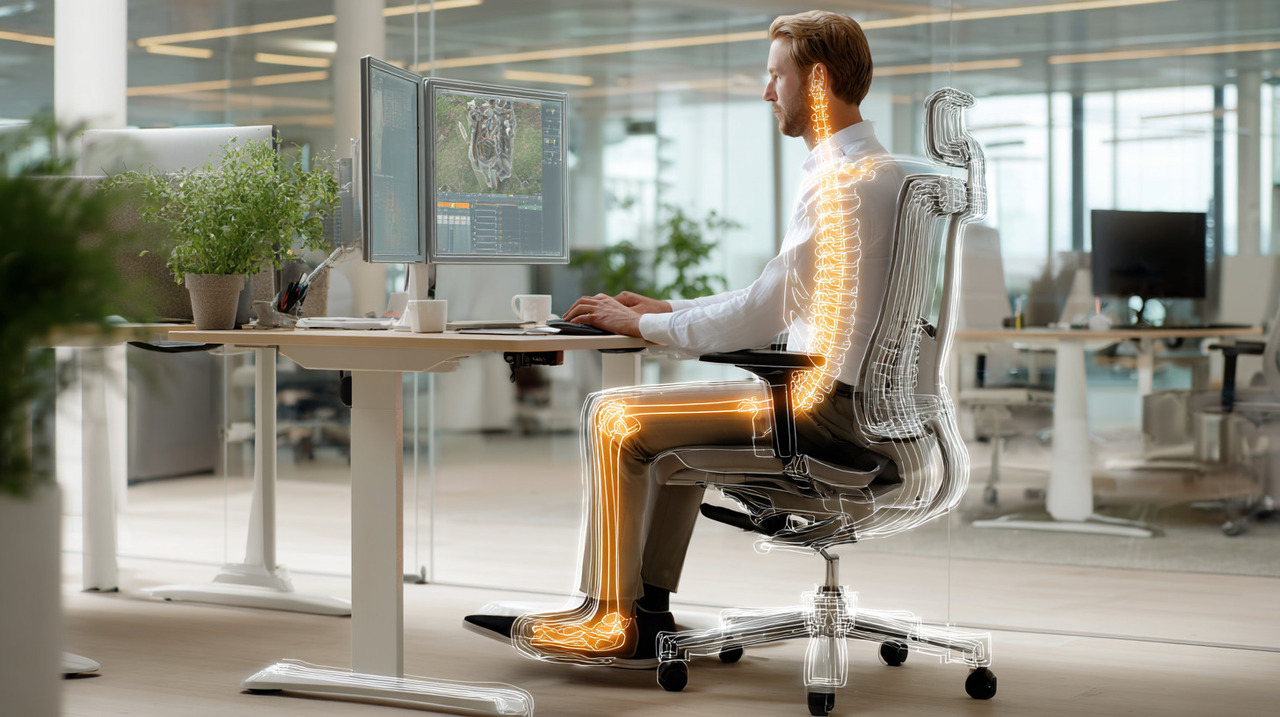 Montar um local adequado para trabalhar melhora a postura e evita lesões