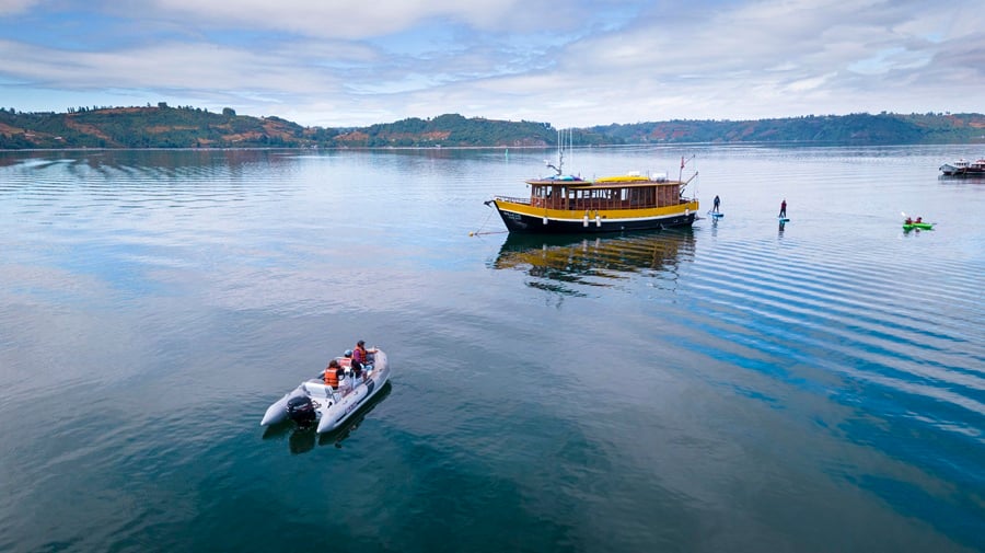 O icônico iate Williche é um dos destaques dos passeios oferecidos pelo hotel