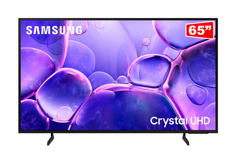 A smart TV Samsung Crystal de 65″ sai por R$3.289,08 (30% OFF)