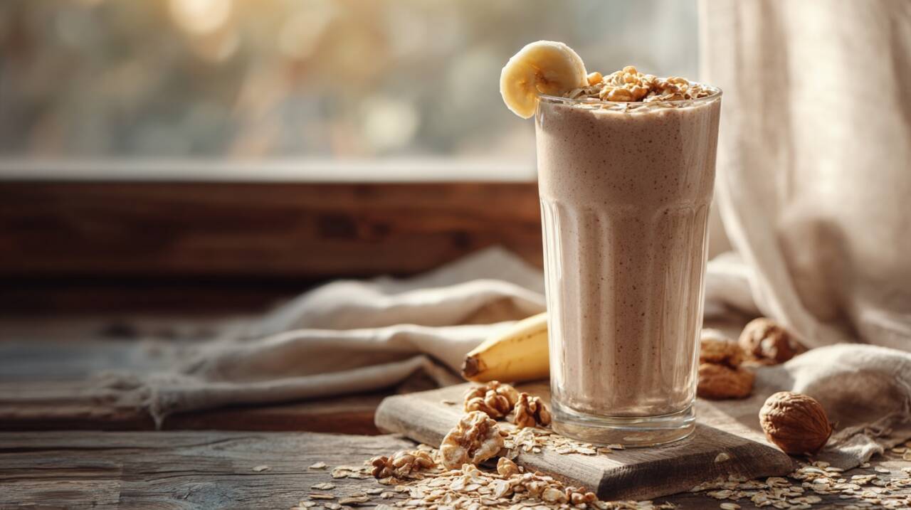 Preparar um smoothie de proteína com nozes e aveia tem se tornado uma escolha frequente para pessoas que desejam aumentar a massa muscular