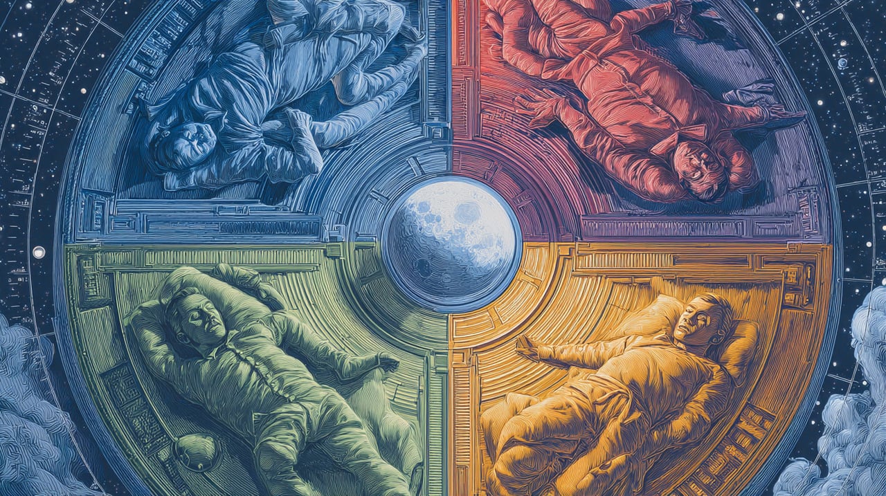 No universo do sono, algumas posições aparecem com frequência