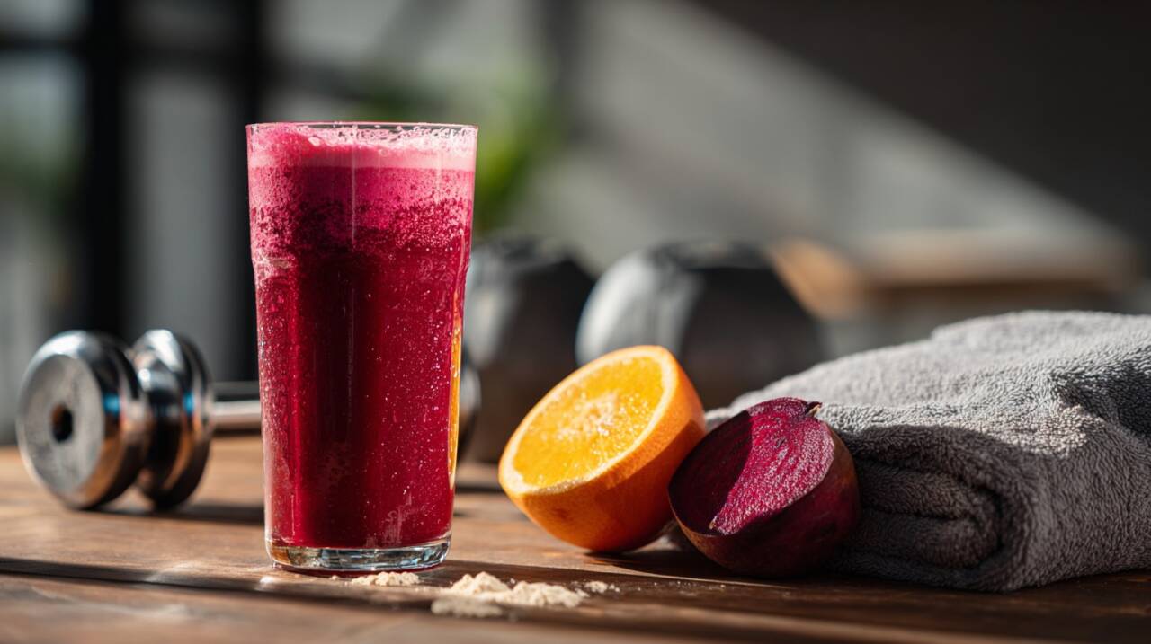 O suco de beterraba com proteína é uma bebida prática e nutritiva
