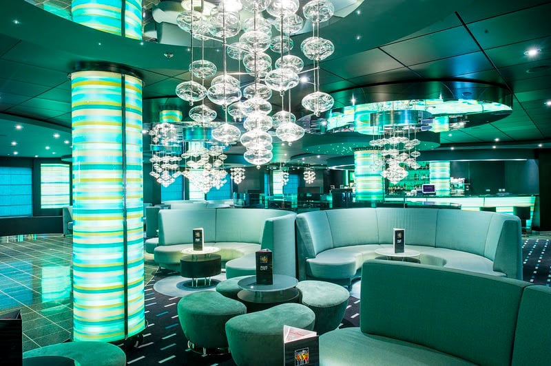 The Green Sax Jazz é um dos bares do navio MSC Preziosa
