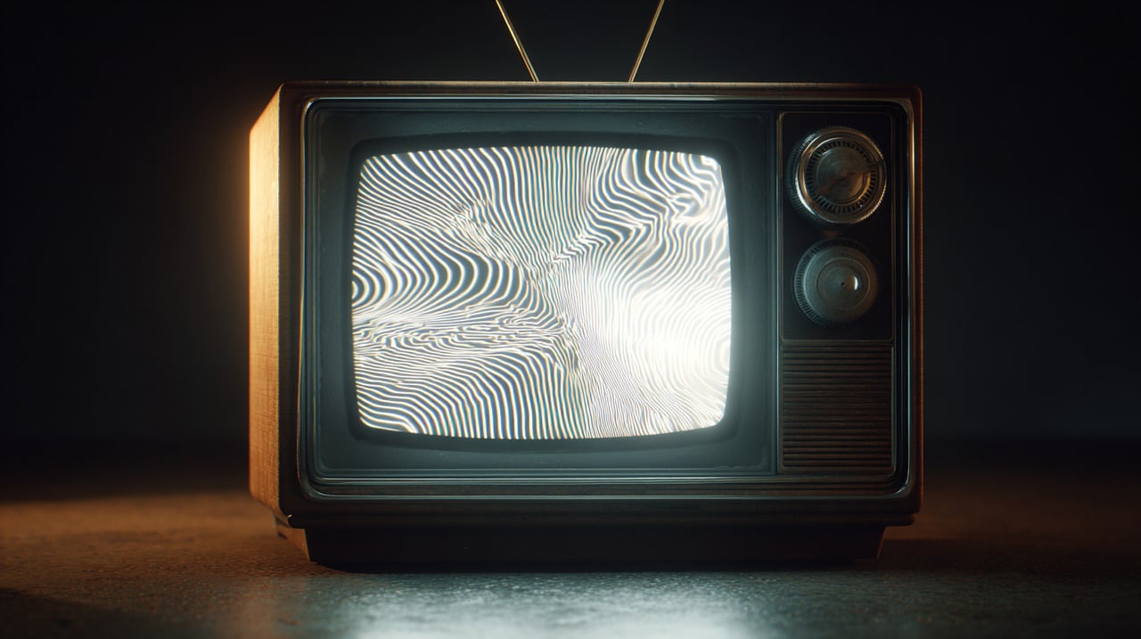 As televisões de tubo contam com circuitos sensíveis a diversas formas de interferência