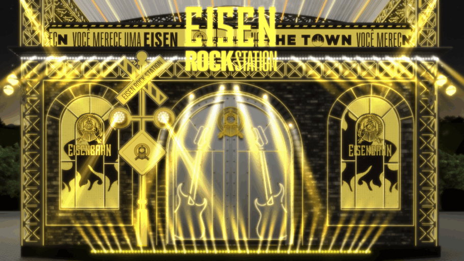 A Eisen Rock Station, experiência imersiva da cerveja oficial do festival