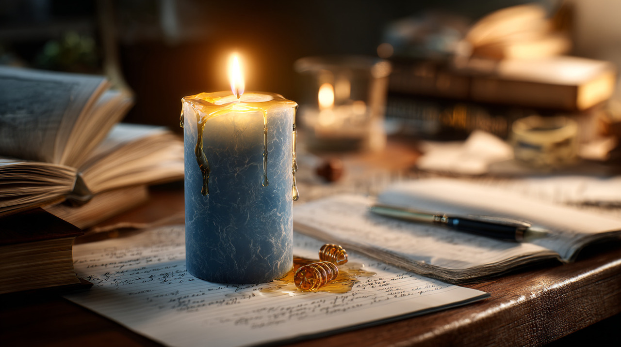 O procedimento simbólico é bastante conhecido: utiliza-se uma vela azul como representação da serenidade e do acesso ao saber