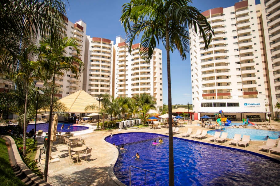 Área de lazer do Wyndham Olímpia Royal Hotels