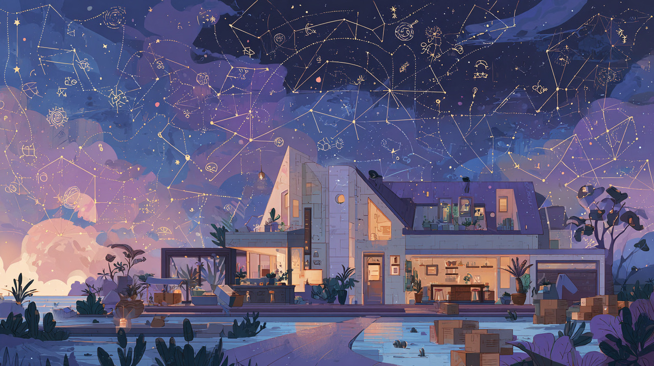 Mudanças no ambiente doméstico costumam estar ligadas a trânsitos de planetas importantes e alinhamentos astrológicos específicos