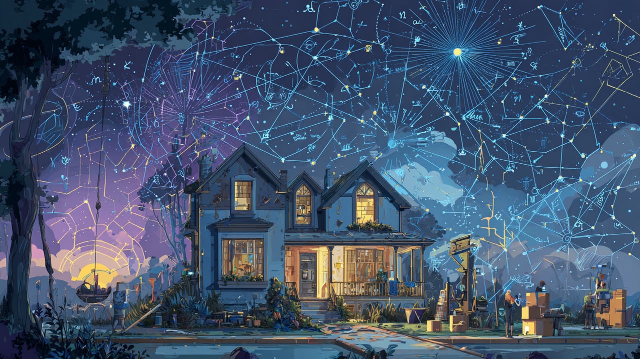 Mudanças no ambiente doméstico costumam estar ligadas a trânsitos de planetas importantes e alinhamentos astrológicos específicos