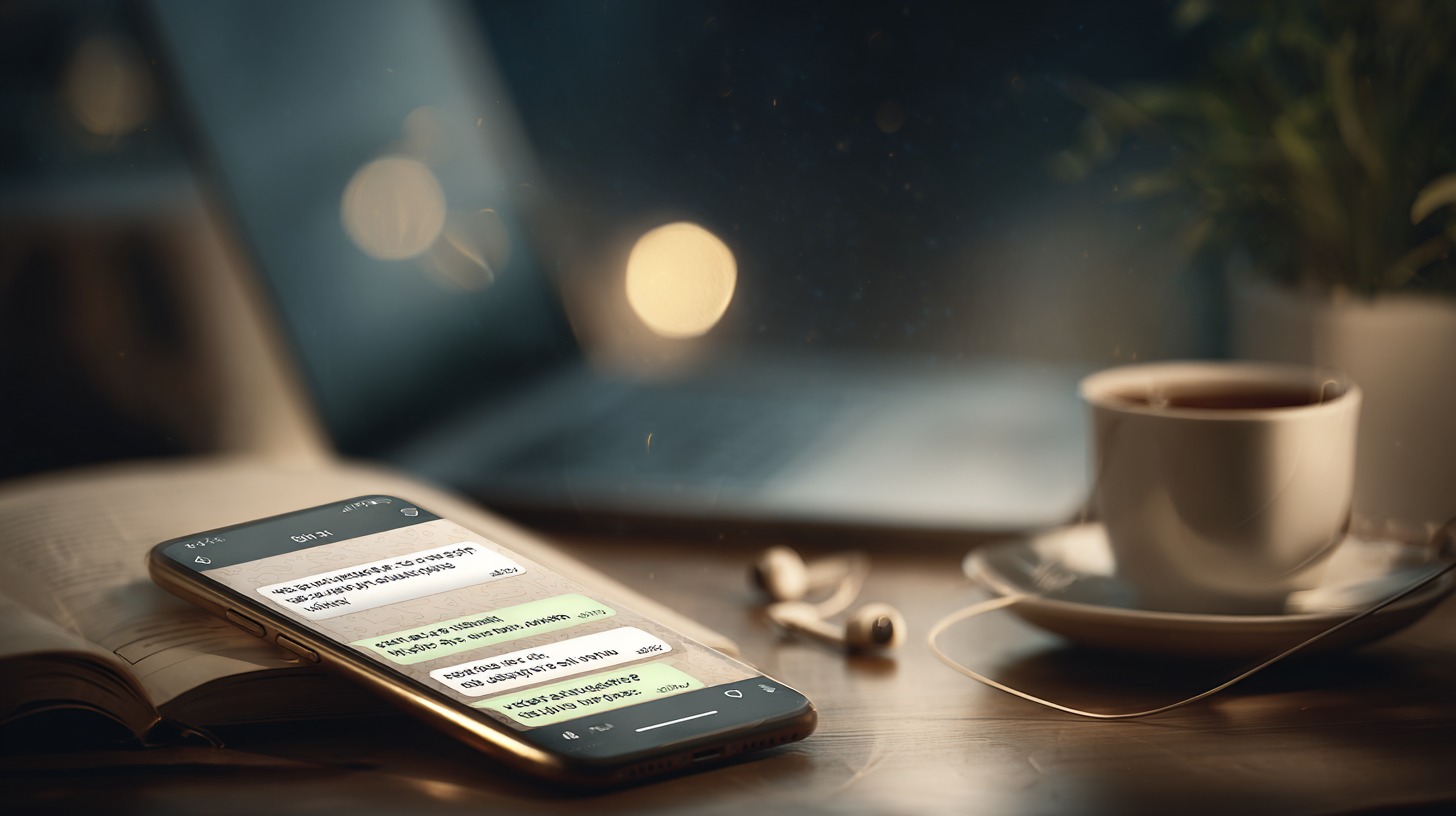 A possibilidade de digitar, em vez de falar, oferece maior controle sobre o conteúdo compartilhado