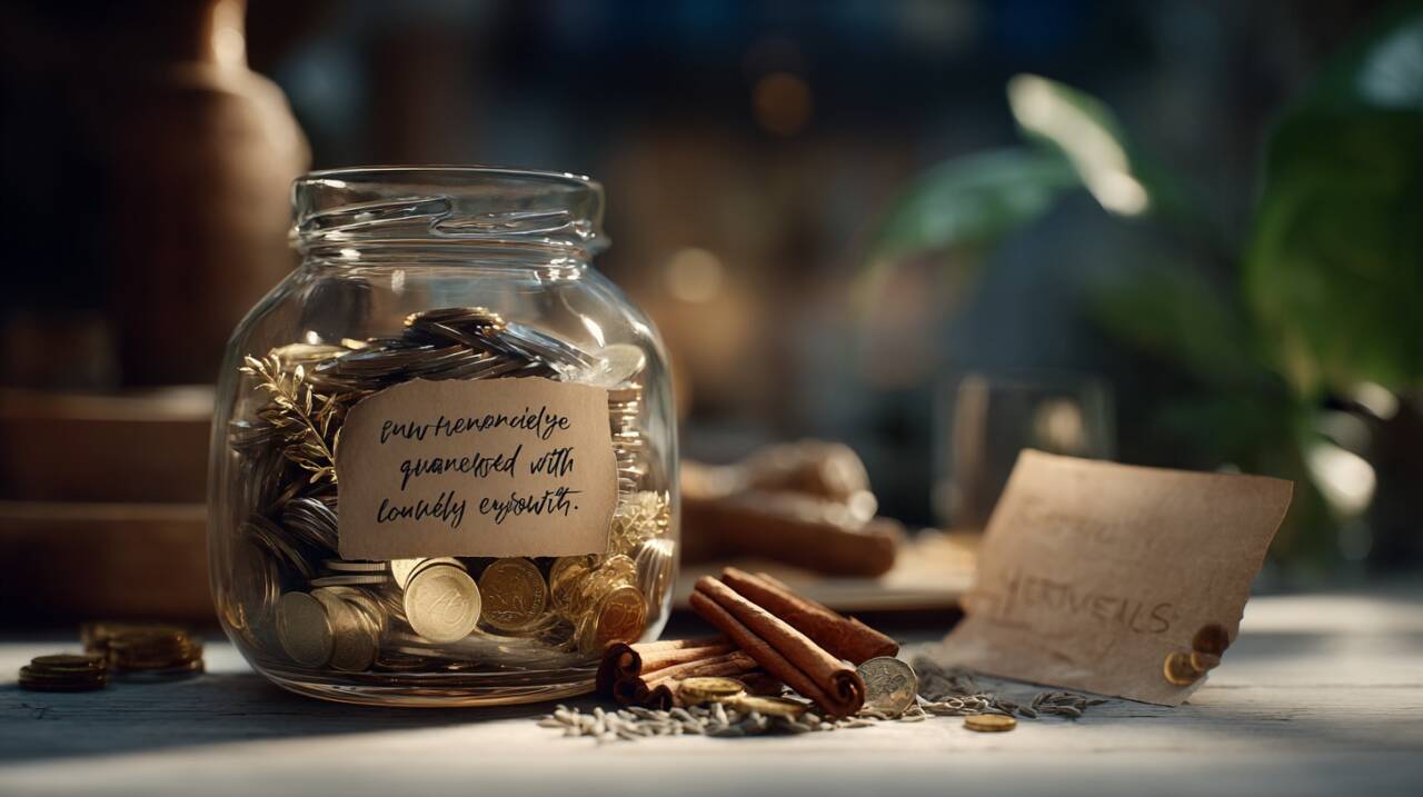 A localização do frasco com moedas é um dos pontos mais importantes para que o ritual funcione