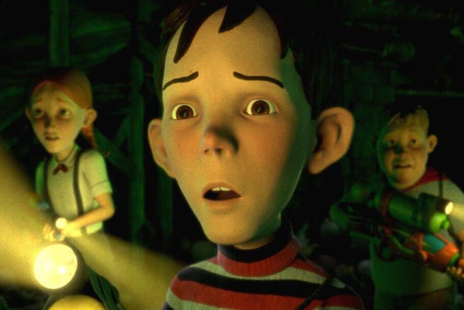 “A Casa Monstro” conta a história das aventuras de três crianças contra uma casa mal-assombrada (Imagem: Reprodução digital | Columbia Pictures e Sony Pictures Entertainment)