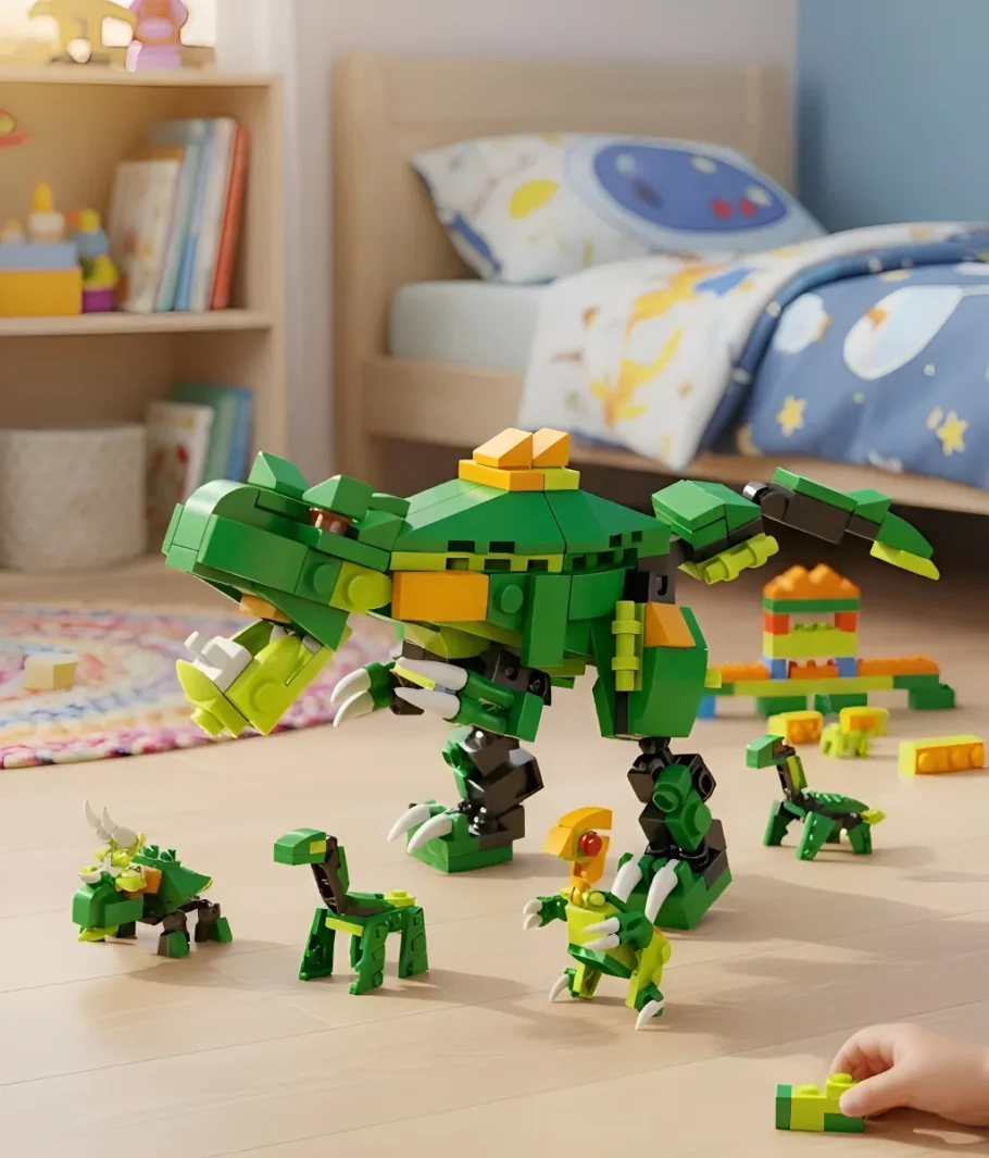 Blocos de montar por R$ 42,99 no Mercado Livre