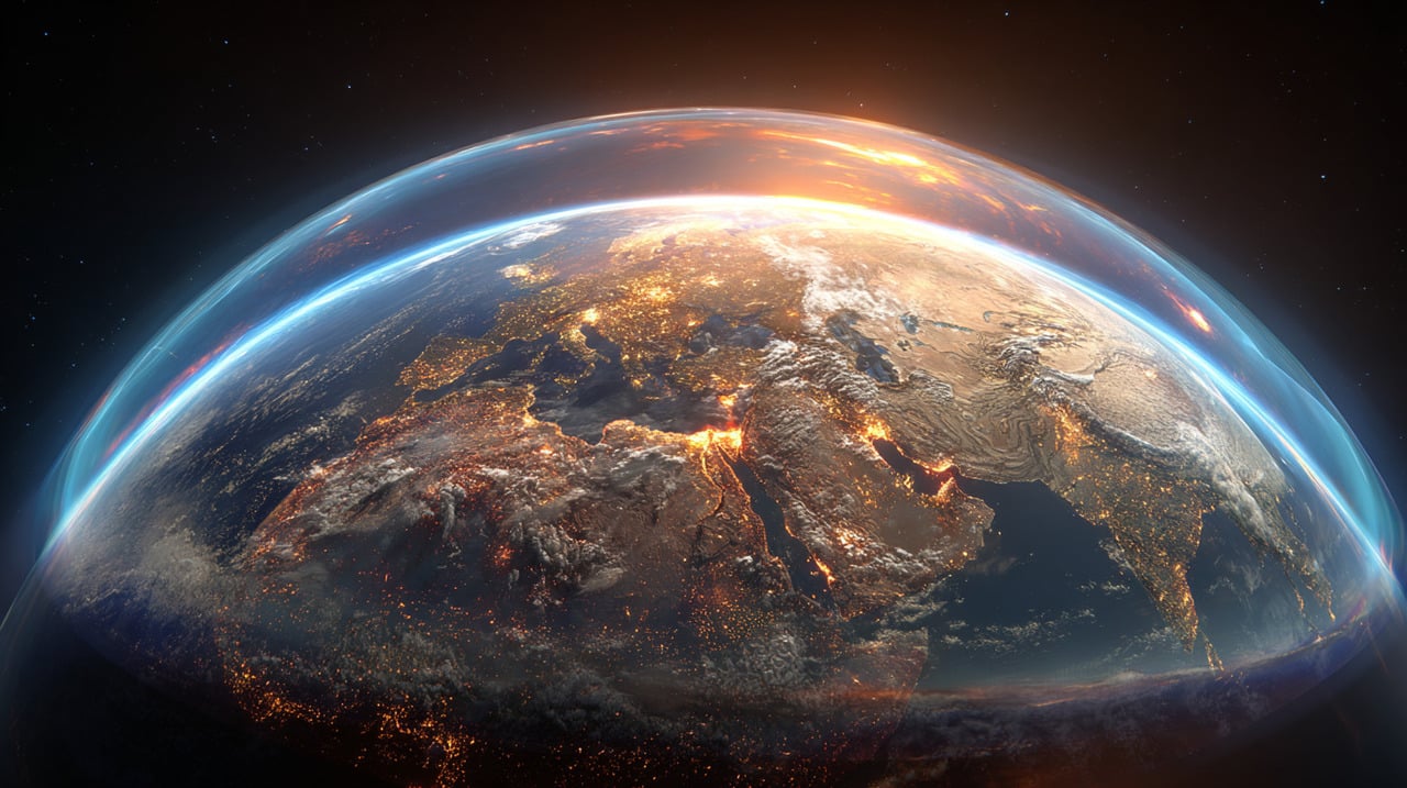 A presença de mais ozono na estratosfera bloqueia a radiação ultravioleta que atinge a Terra