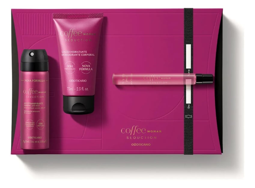 O kit do Coffee Seduction feminino custa R$104,90 no Mercado Livre