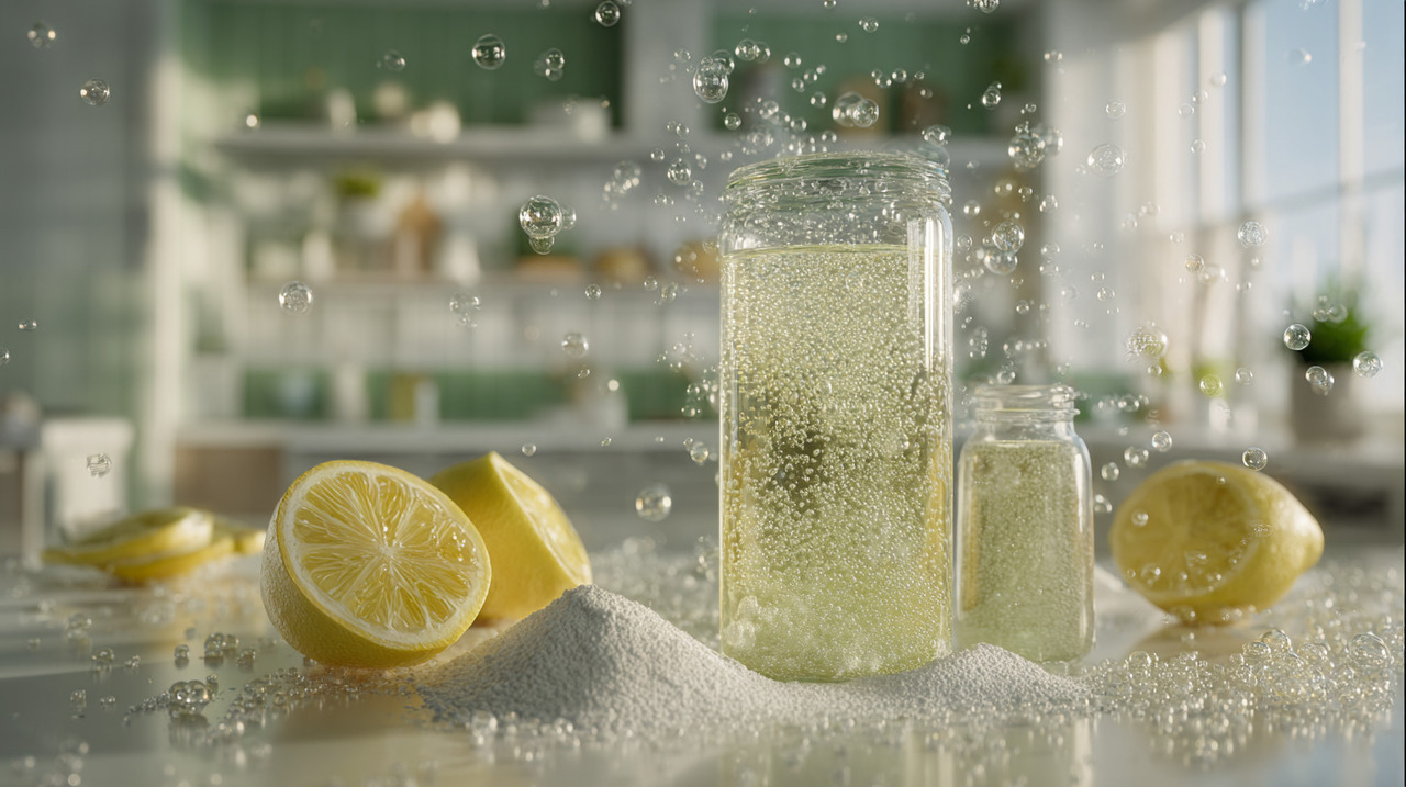 O preparo é simples: basta adicionar bicarbonato sobre a superfície ou em um recipiente