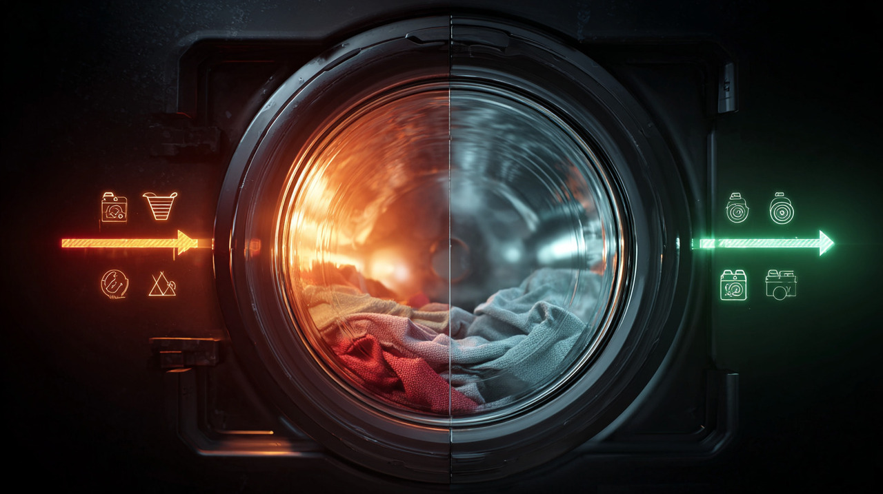 O ciclo rápido promete roupas limpas em pouco tempo, mas essa agilidade tem um custo