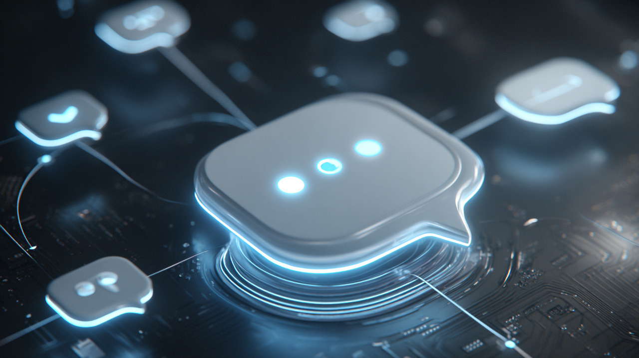 O ponto azul indica que o contato possui o recurso de mensagens RCS ativado