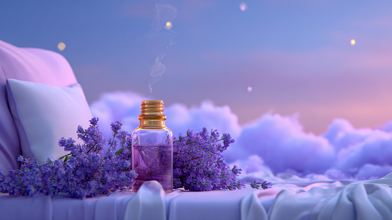 O óleo essencial de lavanda é extraído das flores da planta Lavandula angustifolia e é amplamente utilizado na aromaterapia