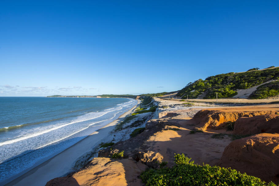 Praia de Cacimbinhas, no município de Tibau do Sul