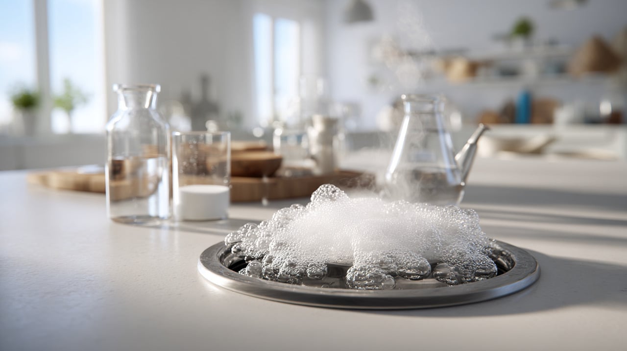 Existem diferentes combinações de ingredientes que ajudam a soltar resíduos e melhorar o escoamento da água