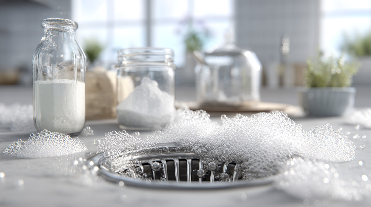 Existem diferentes combinações de ingredientes que ajudam a soltar resíduos e melhorar o escoamento da água