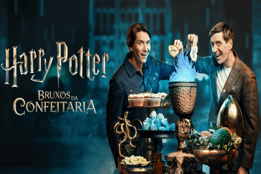 Em “Harry Potter: Bruxos da Confeitaria”, confeiteiros enfrentam desafios para reproduzir cenas marcantes da franquia em doces (Imagem: Reprodução digital | HBO Max)